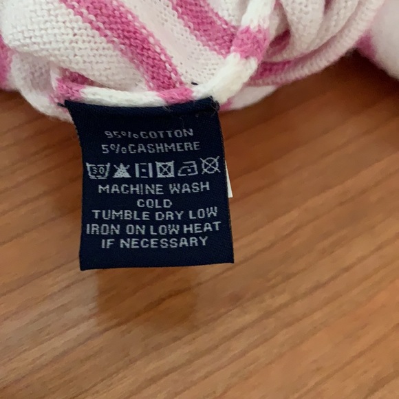 Toobydoo Knit White and Pink Striped Romper, 0-3 months - Picture 7 of 8